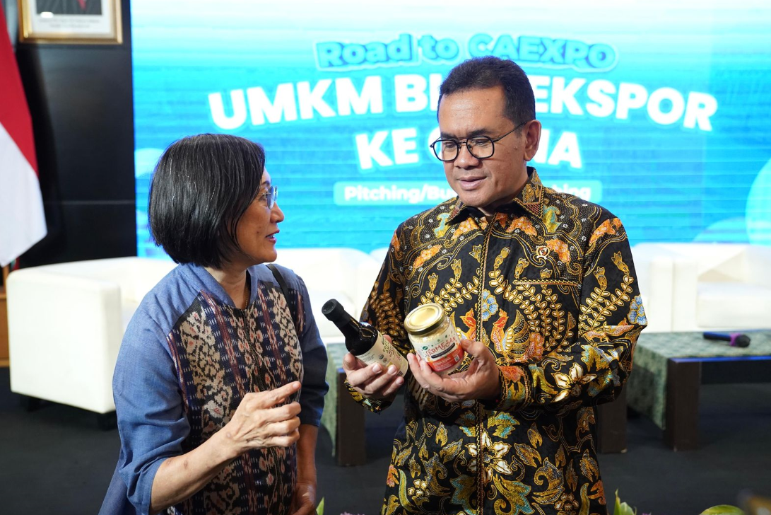 Mendag pada Acara Road to CAEXPO UMKM BISA Ekspor ke China