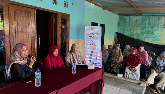 Upaya Menanamkan Nilai Pancasila: Mirah Midadan Fahmid Gelar Sosialisasi Empat Pilar Kebangsaan