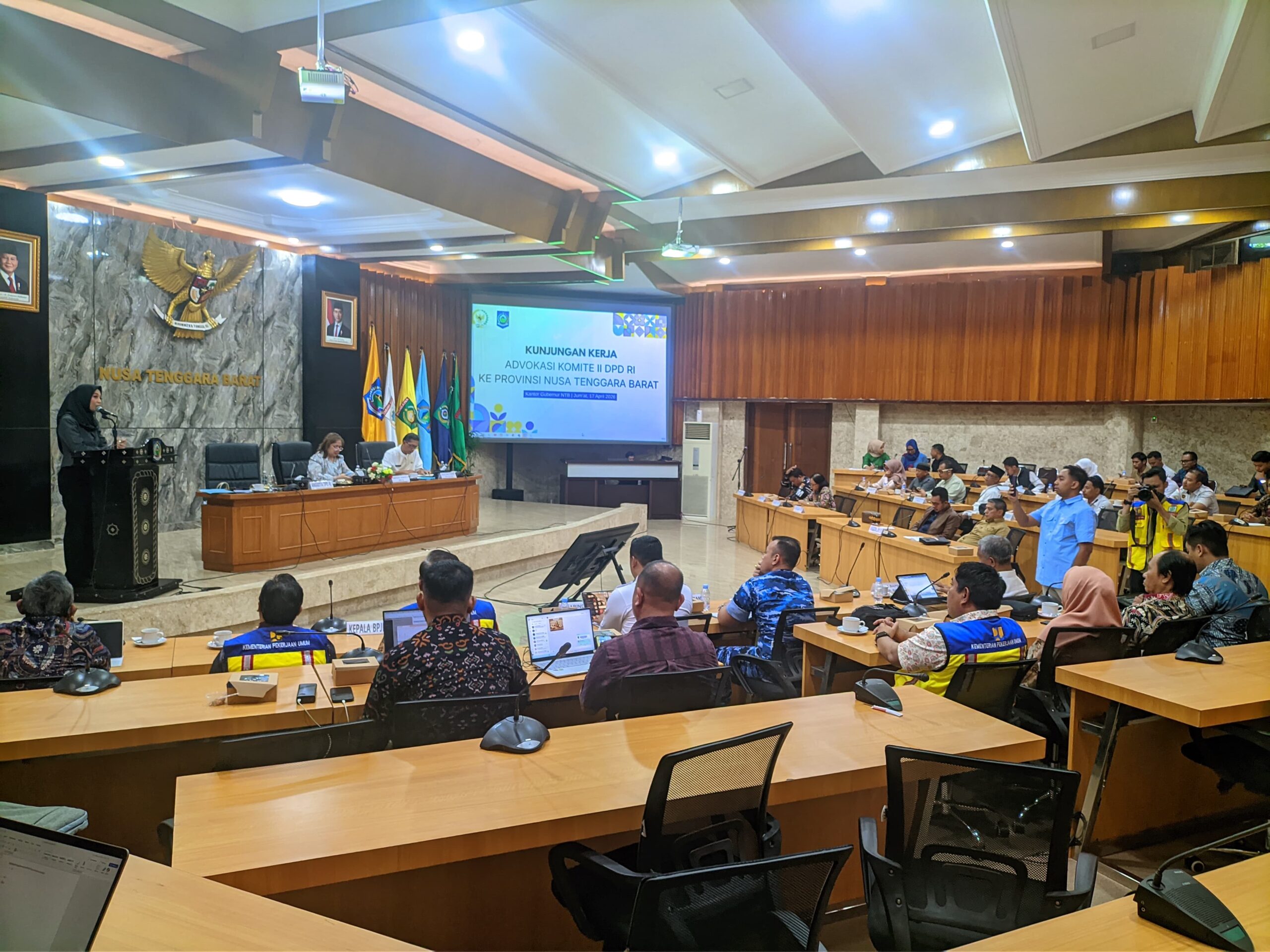 Komite II DPD RI Soroti Percepatan Penanganan Infrastruktur di Nusa Tenggara Barat