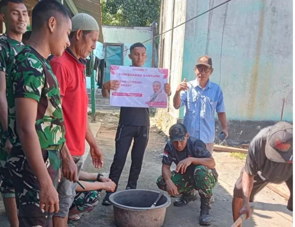 Mirah Midadan Fahmid Salurkan Hewan Kurban untuk Warga Pekat Dompu